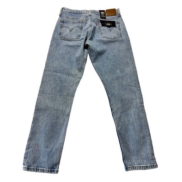 Levi's Women's Blue 501 High-Rise Skinny Jeans in Tango Light Size 30x28 NWT - Picture 4 of 7
